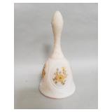 Fenton glass hand painted bell B. Montgomery