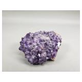Amethyst crystal cluster