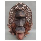 Vintage African wood mask