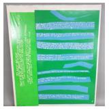 Sister Mary Corita Kent signed serigraph "One
