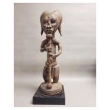 Vintage African carved wood figurine