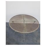 Vintage wrought iron patio table
