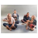 Group of Asian ceramic figurines