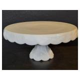 Vintage Westmoreland "grape" milk glass cake stand