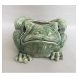 Vintage ceramic frog planter