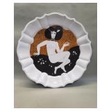 Italian ceramic 15 1/2"  charger Ciferri 78