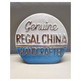 Genuine Regal China Handcrafted dealer sign