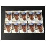 Ernie Banks baseball player 10 funeral programs