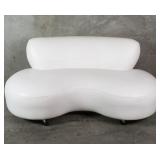 Vladmir Kagan style serpentine cloud sofa