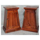 Pair of Pier 1 Imports mahogany end tables