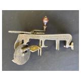 Antique cast iron apple peeler