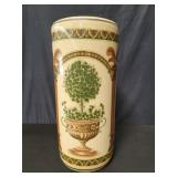 Contemporary ceramic umbrella stand