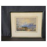 19th century mixed media depicting Windsor Castle