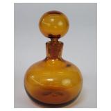 Vintage hand blown glass decanter