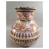 Large Italian glazed pottery vase