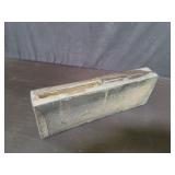 Mid century rectangular ceramic vase
