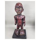 Vintage African carved wood figurine