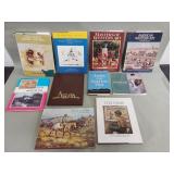 Group of art books