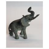 Vintage brass elephant figure