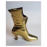 Vintage brass boot