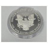 2011 1 ounce fine silver American eagle dollar