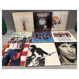 Group of nine vintage LPs