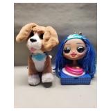 Fur Real Charlie & L.O.L. Surprise! OMG head