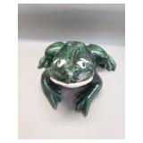 Vintage ceramic garden frog