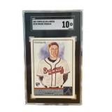 2001 Topps Freddie Freeman rookie card SGC 10