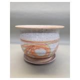 Vintage signed pottery planter