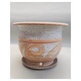 Vintage signed pottery planter