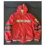 49ers reversible jacket