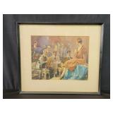 Vintage signed watercolor