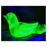 Vintage uranium bird figure