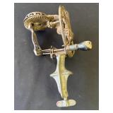Antique metal apple peeler