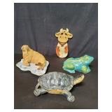 Group of pottery and ceramic figures