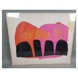 Sister Corita Kent signed serigraph "The Word