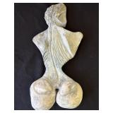Vintage ceramic wall sculpture