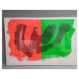 Signed Sister Mary Corita Kent serigraph "Why Do