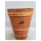 Vintage wood bucket