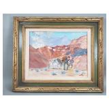 Signed Fraser oil on canvas