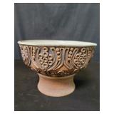Signed Mazzetti pottery bowl