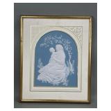 Franklin Mint Parian porcelain relief cameo wall