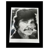 Charles Bronson signed 8 x 10 photo