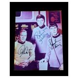 Star Trek signed 8 x 10 photo: William Shatner,