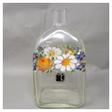 Carlo Moretti Murano glass hand painted decanter