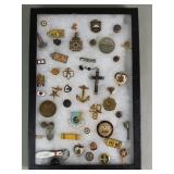 Vintage pins, brooches, pendants, etc.