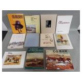 Group of art books