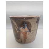 Vintage studio pottery planter