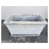 Hana Studios rectangle cement planter